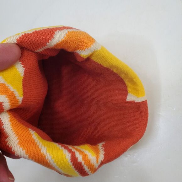 Flan Labs Stripes Beanie Hat Embroidered One Size Fits ALL 100% Cotton Knit NWT - Picture 5 of 7